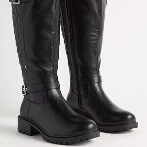 NWT Torrid Quilted Sweater Knee Boot